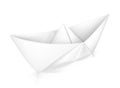 Paper boat Royalty Free Stock Photo