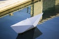 Paper boat monument Malta