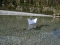 Paper boat Royalty Free Stock Photo