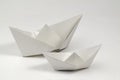 Paper boats Royalty Free Stock Photo