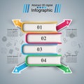 Paper book - business infographic.