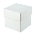 Paper box on white background