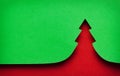 Paper Christmas tree Royalty Free Stock Photo