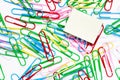 Paper-clip background Royalty Free Stock Photo