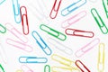 Paper-clip background Royalty Free Stock Photo
