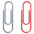 Paper clip isolated