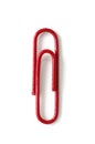 Paper clip isolated Royalty Free Stock Photo