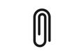 paper clip, office tool logo icon design inspiration.