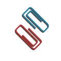 Paper clip. Vector illustration decorative design Royalty Free Stock Photo