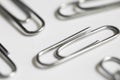Paper Clips Paperclips White Background Royalty Free Stock Photo