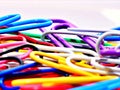 Paper clips stack Royalty Free Stock Photo