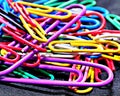 Paper clips stack Royalty Free Stock Photo