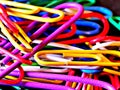 Paper clips stack Royalty Free Stock Photo