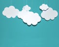 Cloud simple concept ideas minimalist Royalty Free Stock Photo
