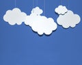 Cloud simple concept ideas minimalist Royalty Free Stock Photo