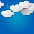 Paper Clouds Background