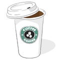 Paper coffee cup vector