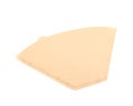 Paper coffee filter isolated Royalty Free Stock Photo