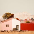 Minimalistic Paper Collage: Parametric Architecture Of Rural Vernacular Houses In Jalisco, Mexico