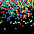 Paper Confetti Color Background. Royalty Free Stock Photo