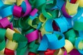 Paper confetti colorful background