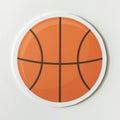 Paper craft of a basket ball Royalty Free Stock Photo