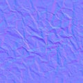 Paper Crumpled normal map texture, bump map texture