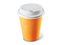 Paper cup of coffee Royalty Free Stock Photo