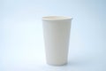 Paper cup of coffee on white background Royalty Free Stock Photo