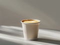 Coffee in a Paper Cup Royalty Free Stock Photo
