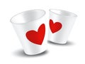 Paper cup Love