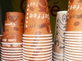 Paper cups Royalty Free Stock Photo