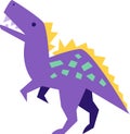 Paper Cut Cartoon Dinosaur Tyrannosaur