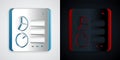 Paper cut Computer api interface icon isolated on grey and black background. Application programming interface API