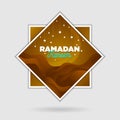 Paper cut islamic flat modern design holidays ramadan_05