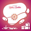 Paper cut style beautiful rakhi, gift boxes.