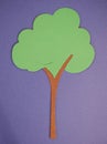 Paper Cutout Tree