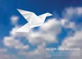 Paper dove cloud 2197