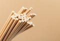 Brown Paper Drink Straws Royalty Free Stock Photo