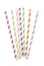 Paper drinking straws Royalty Free Stock Photo