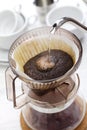 Paper drip coffee Royalty Free Stock Photo