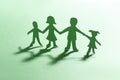 Paper family Royalty Free Stock Photo
