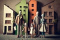 Paper family lives in the city of the future,Generative AI