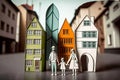 Paper family lives in the city of the future,Generative AI