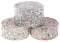Paper Log Briquettes Cutout Royalty Free Stock Photo