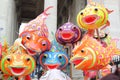 Paper fish dancing at Chinese New Year London