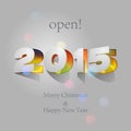 2015: Paper Folding with Letter, Happy New Year