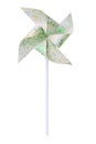 Paper green windmill