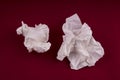 Paper handkerchiefs used Royalty Free Stock Photo