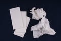 Paper handkerchiefs used Royalty Free Stock Photo